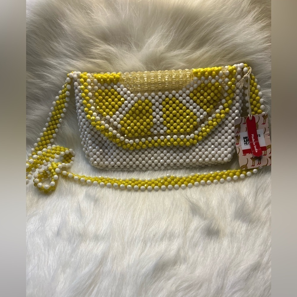 NWT Beaded Bouffants & Broken Hearts purse